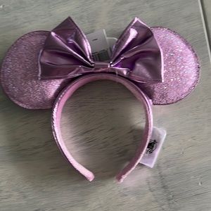 Disney Mickey ears purple sparkles